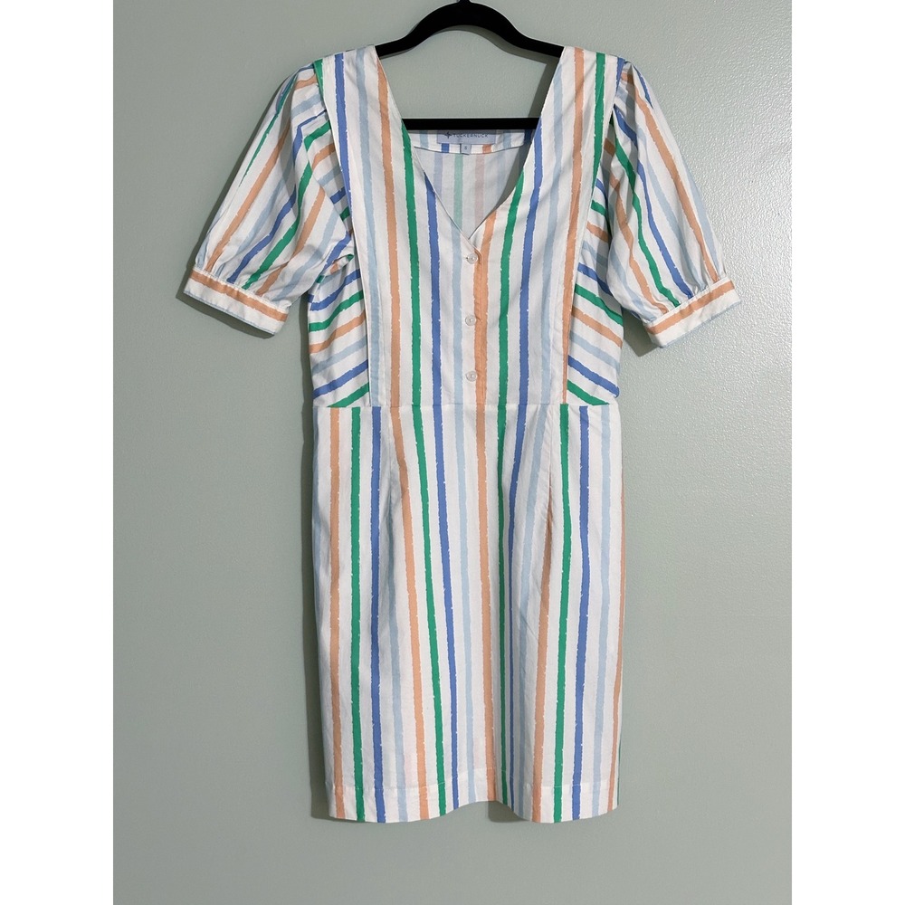 Tuckernuck Diana Stripe Midi Dress Size Small